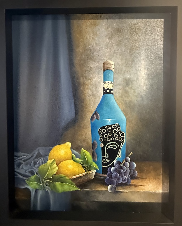 Paul Samson |Battle of Wine  with Lemons and Grapes| McAtamney Gallery and Design Store | Geraldine NZ